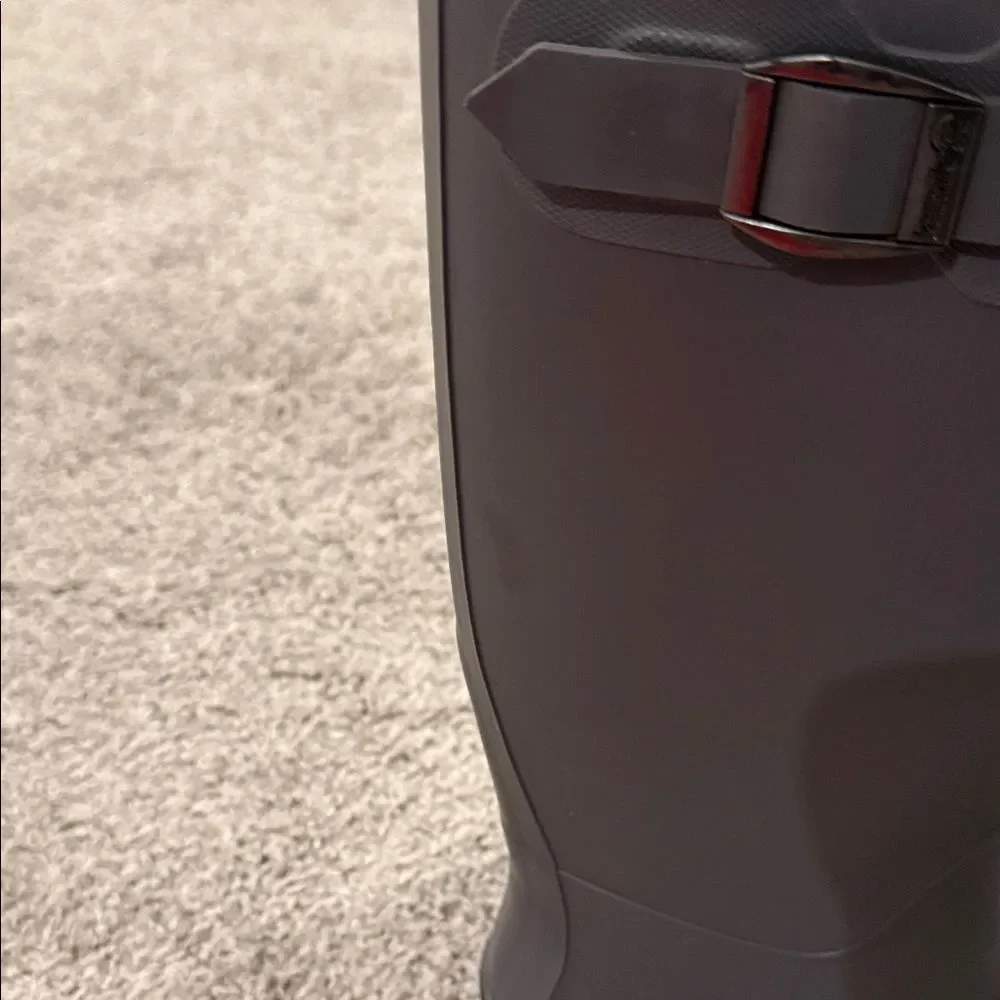 Kamik Gray Rubber Boots with Buckle
